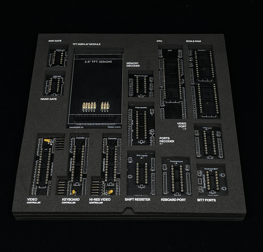 SmartyKit computer construction kit – DIY computer on breadboards ...