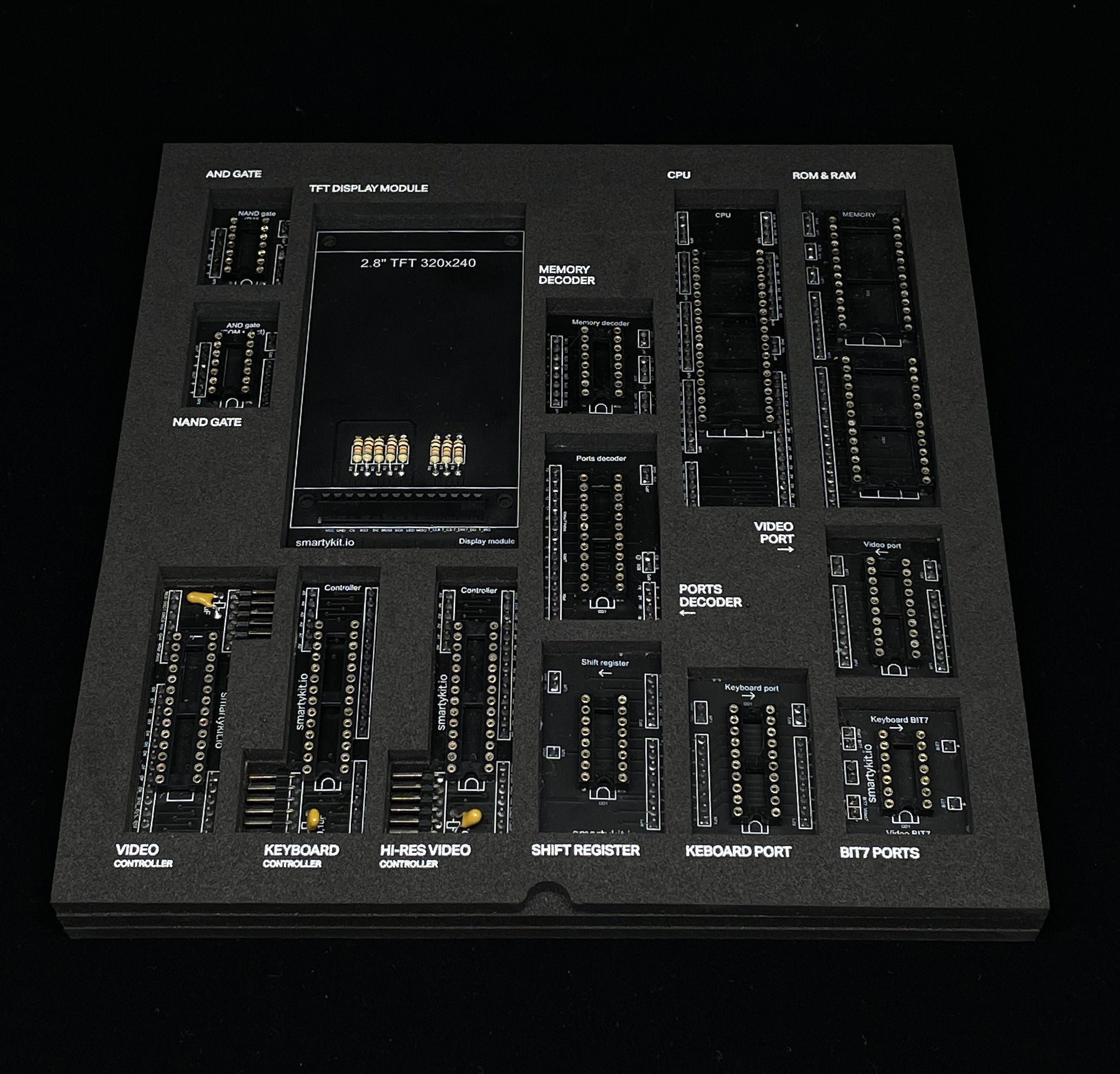 SmartyKit computer construction kit – DIY computer on breadboards ...